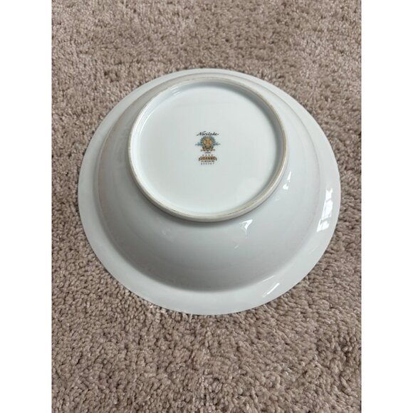 Vintage Noritake Joanne Pattern 6466‎ Porcelain Serving Bowl With Gold Trim - Picture 3 of 6